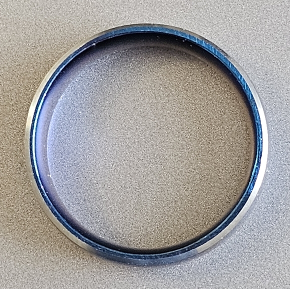 Men's 8mm Blue Ring Size: 9 - Picture 5 of 6